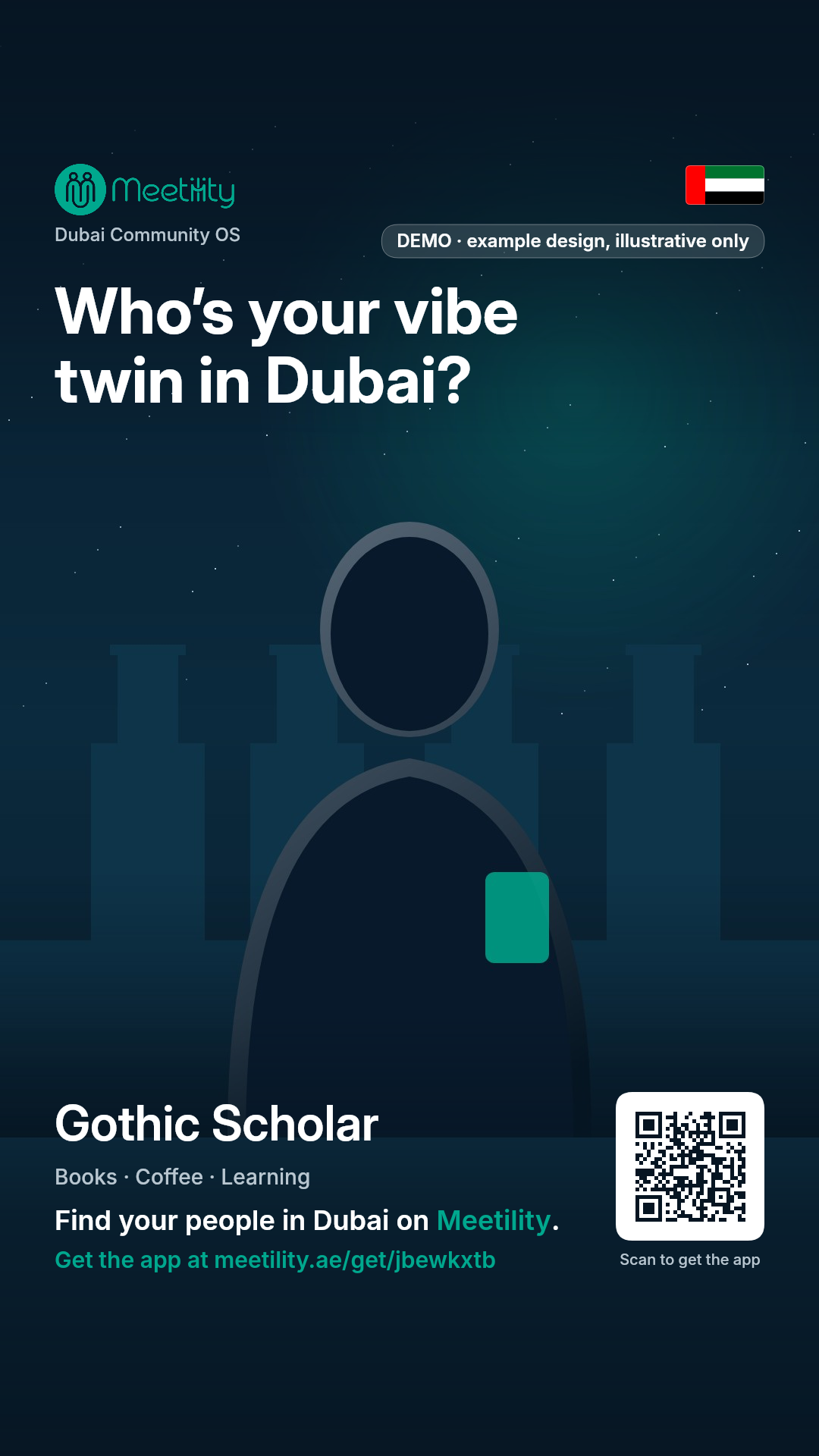 DEMO card: Gothic Scholar at Al Fahidi Historical District